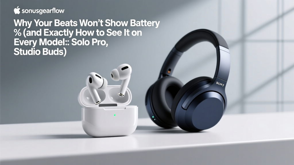Why Your Beats Won’t Show Battery % (and Exactly How to See It on Every Model: Solo Pro, Studio Buds+, Flex, and More — No App Required in Most Cases)