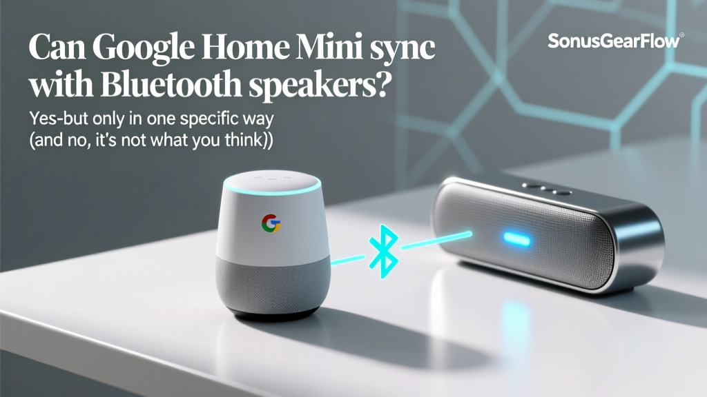Can Google Home Mini sync with Bluetooth speakers? Yes—but only in one specific way (and no, it’s not true wireless stereo or multi-room streaming like you think)