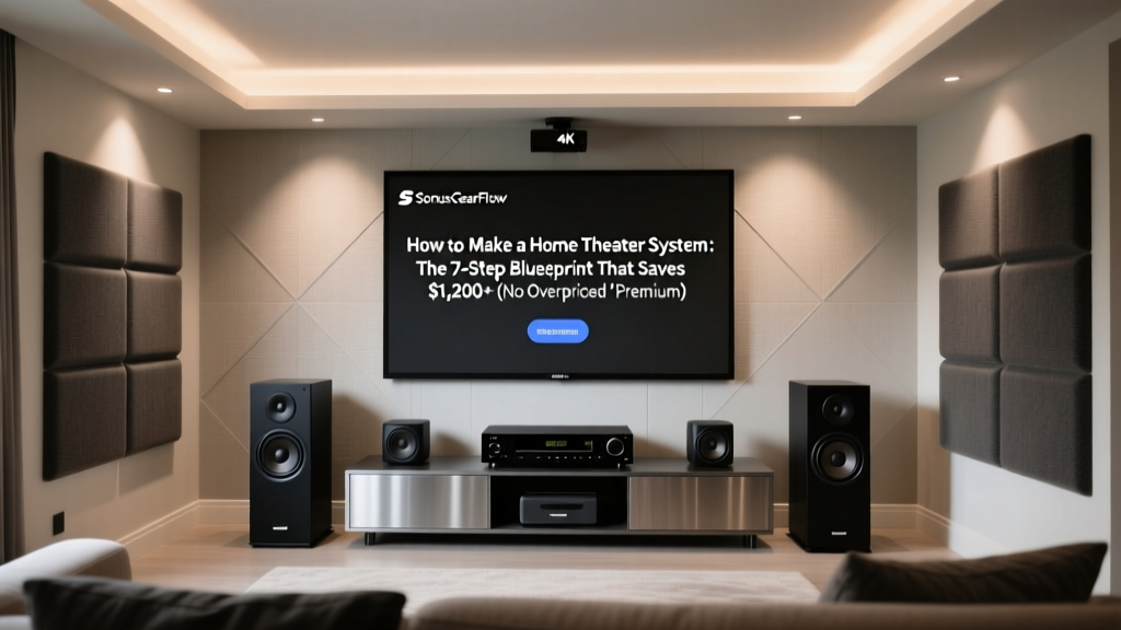 How to Make a Home Theater System: The 7-Step Blueprint That Saves $1,200+ (No Overpriced 'Premium' Brands Required)