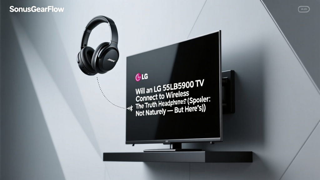 Will an LG 55LB5900 TV Connect to Wireless Headphones? The Truth (Spoiler: Not Natively — But Here’s Exactly How to Make It Work in Under 10 Minutes)