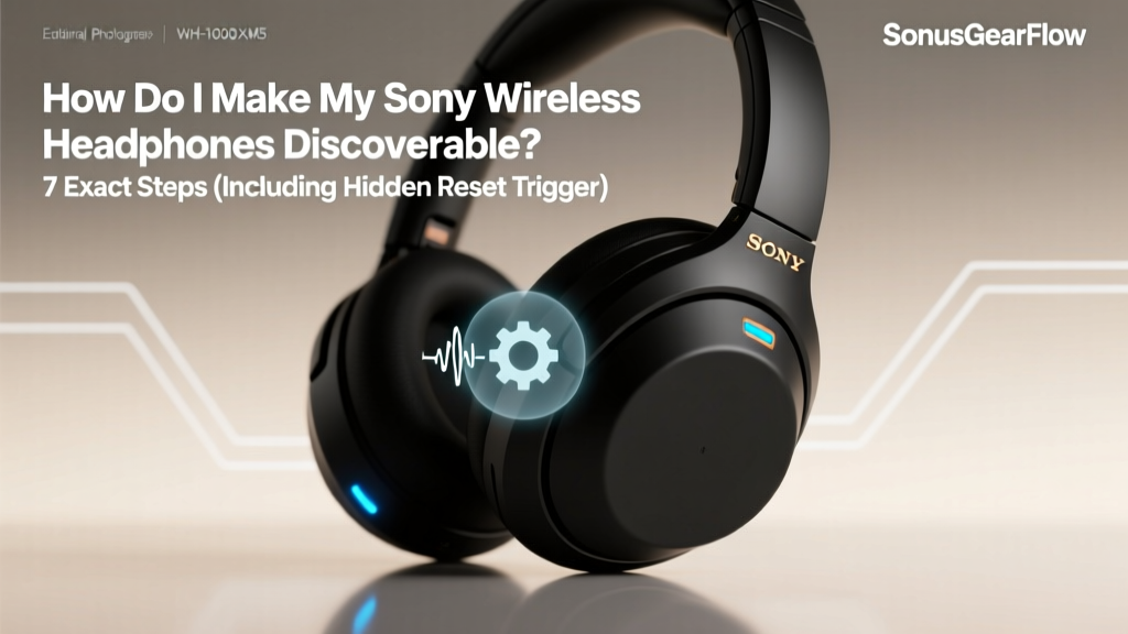 How Do I Make My Sony Wireless Headphones Discoverable? 7 Exact Steps (Including Hidden Reset Triggers & Why Your WH-1000XM5 Won’t Show Up in Bluetooth — Even When It’s ‘On’)