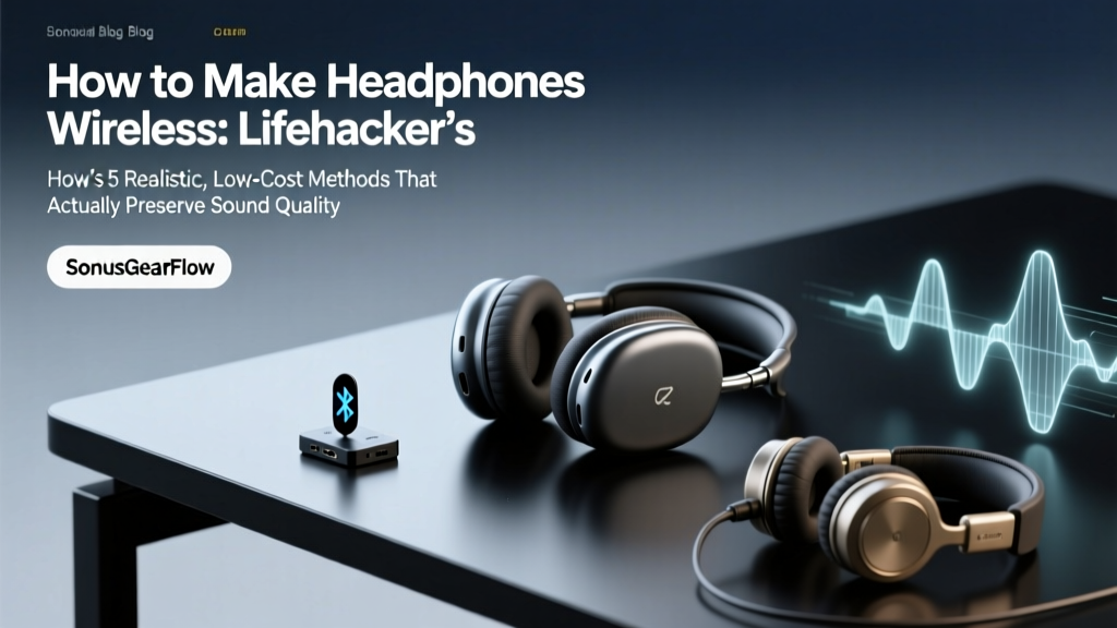 How to Make Headphones Wireless Lifehacker: 5 Realistic, Low-Cost Methods That Actually Preserve Sound Quality (No Soldering Required in 3 of Them)