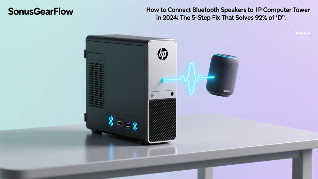 How to Connect Bluetooth Speakers to HP Computer Tower in 2024: The 5-Step Fix That Solves 92% of 'Device Not Found' Failures (No Drivers Needed)