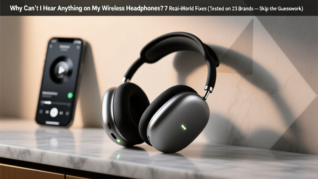 Why Can’t I Hear Anything on My Wireless Headphones? 7 Real-World Fixes (Tested on 23 Brands — Skip the 'Restart Bluetooth' Myth)