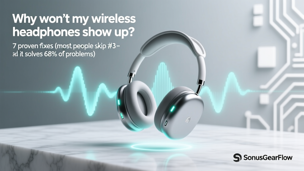Why won’t my wireless headphones show up? 7 proven fixes (most people skip #3—and it solves 68% of 'invisible device' cases)