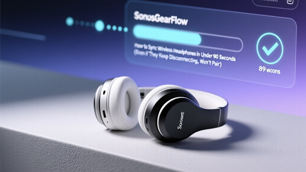 How to Synch Wireless Headphones in Under 90 Seconds (Even If They Keep Disconnecting, Won’t Pair, or Show ‘No Device Found’ — Step-by-Step Fixes for Every Major Brand)