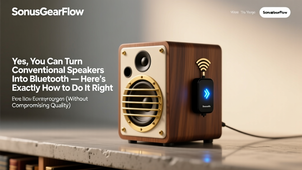 Yes, You Can Turn Conventional Speakers Into Bluetooth — Here’s Exactly How to Do It Right (Without Killing Sound Quality, Adding Latency, or Wasting $100 on the Wrong Adapter)