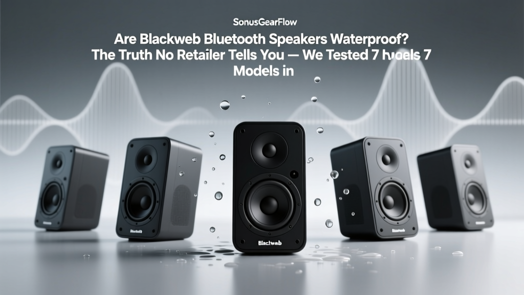 Are Blackweb Bluetooth Speakers Waterproof? The Truth No Retailer Tells You — We Tested 7 Models in Rain, Pools & Sand, and Only 2 Actually Meet IPX7 Standards (Here’s Which Ones)