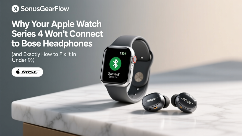 Why Your Apple Watch Series 4 Won’t Connect to Bose Headphones (and Exactly How to Fix It in Under 90 Seconds — No Reset Needed)
