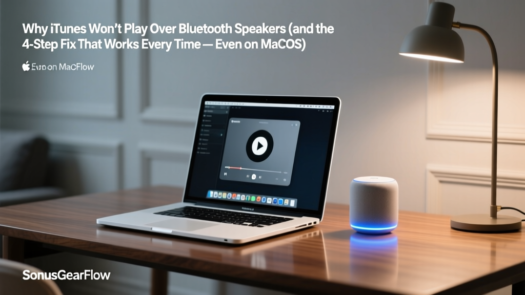 Why iTunes Won’t Play Over Bluetooth Speakers (and the 4-Step Fix That Works Every Time — Even on macOS Sequoia)