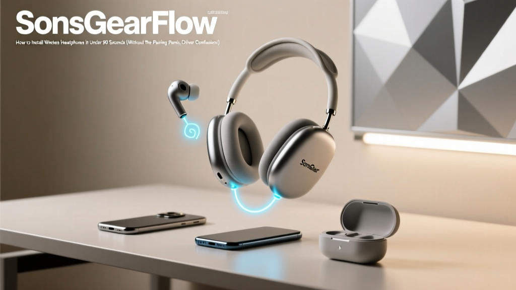 How to Install Wireless Headphones in Under 90 Seconds (Without the Pairing Panic, Driver Confusion, or 'Not Found' Frustration — Real-World Tested for iPhone, Android, Windows & Mac)
