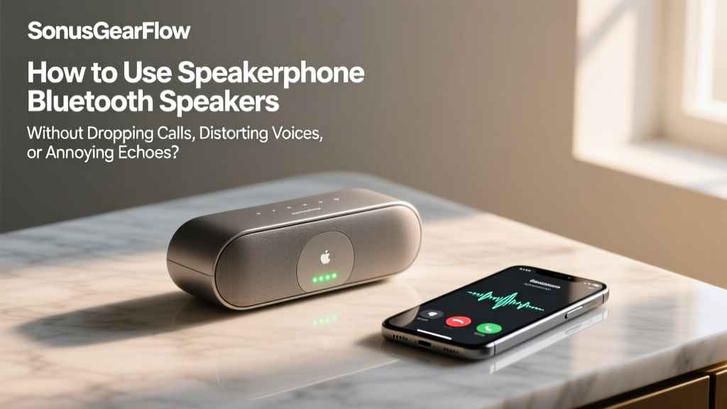 How to Use Speakerphone Bluetooth Speakers (Without Dropping Calls, Distorting Voices, or Annoying Everyone in the Room): A 7-Step Setup Guide That Works on iPhone, Android, and Zoom Meetings