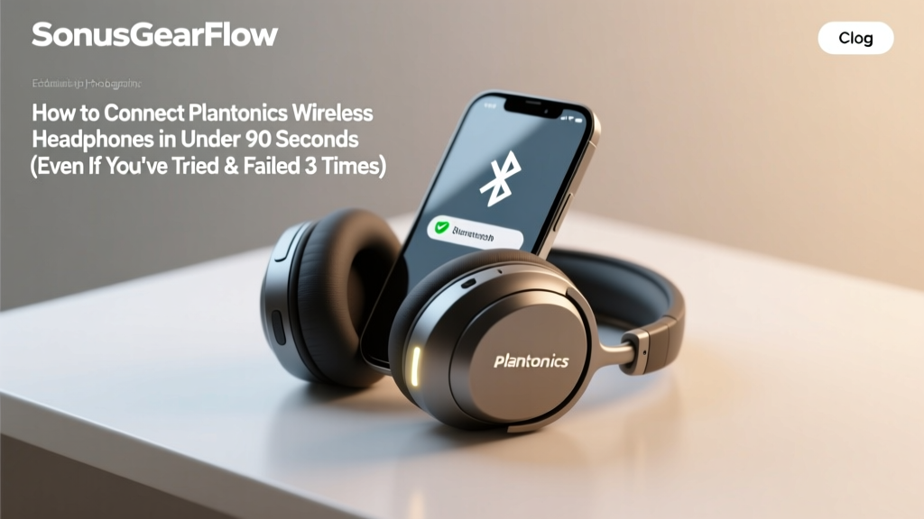 How to Connect Plantronics Wireless Headphones in Under 90 Seconds (Even If You’ve Tried & Failed 3 Times — Here’s Why It Keeps Failing)
