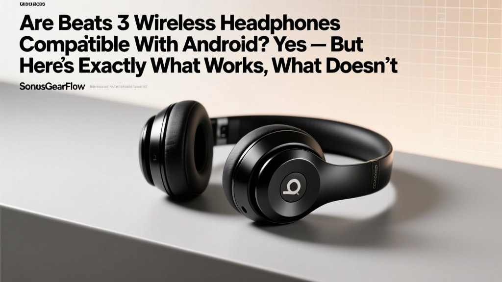 Are Beats 3 Wireless Headphones Compatible With Android? Yes — But Here’s Exactly What Works, What Doesn’t, and How to Fix Common Pairing Failures in Under 90 Seconds