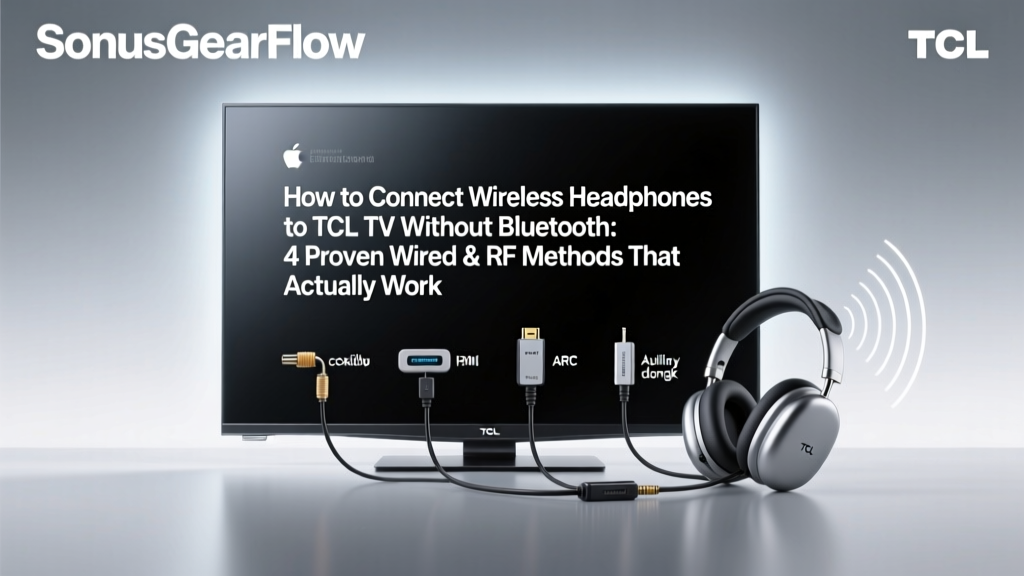 How to Connect Wireless Headphones to TCL TV Without Bluetooth: 4 Proven Wired & RF Methods That Actually Work (No Dongles, No Hassle, Just Clear Audio)