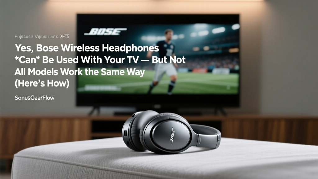 Yes, Bose Wireless Headphones *Can* Be Used With Your TV — But Not All Models Work the Same Way (Here’s Exactly Which Ones Connect Flawlessly, What You’ll Need, and Why Most People Fail at Setup)