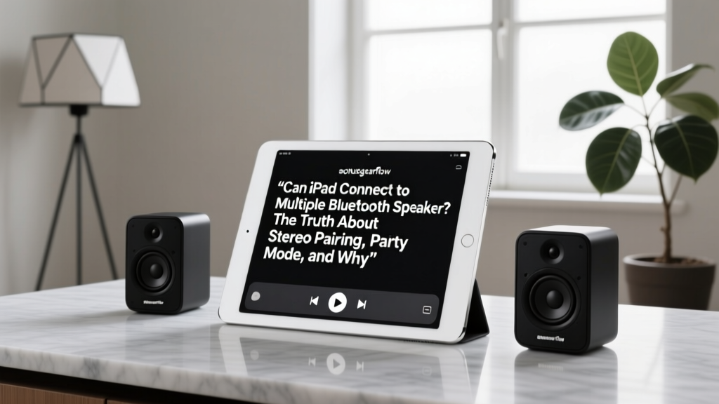 Can iPad Connect to Multiple Bluetooth Speakers? The Truth About Stereo Pairing, Party Mode, and Why Most Users Hit a Wall (and How to Actually Fix It)