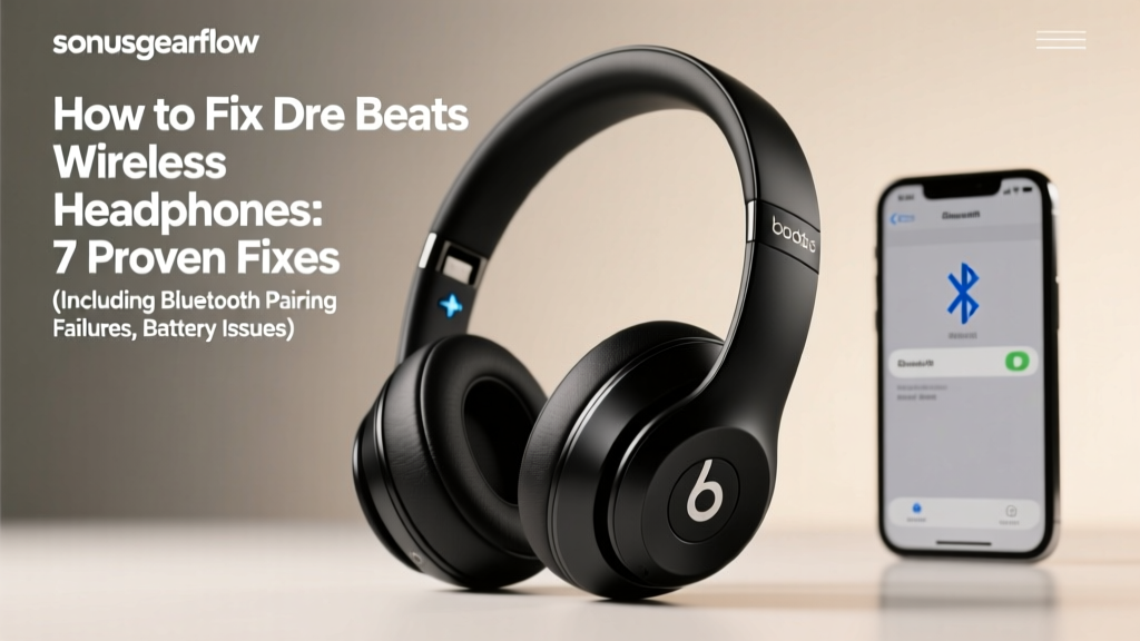 How to Fix Dre Beats Wireless Headphones: 7 Proven Fixes (Including Bluetooth Pairing Failures, Battery Drain & Muffled Sound) — Most Users Skip Step #3