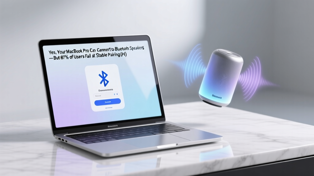 Yes, Your MacBook Pro Can Connect to Bluetooth Speakers — But 87% of Users Fail at Stable Pairing (Here’s the Exact 4-Step Fix That Works Every Time)