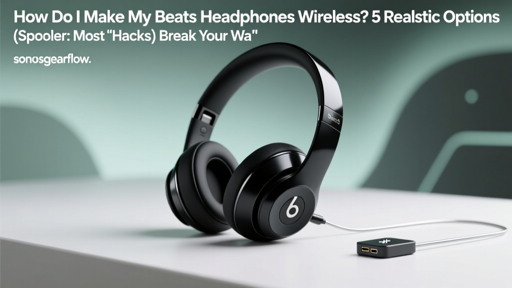 How Do I Make My Beats Headphones Wireless? 5 Realistic Options (Spoiler: Most 'Hacks' Break Your Warranty — Here’s What Actually Works Without Damaging Your Headphones)
