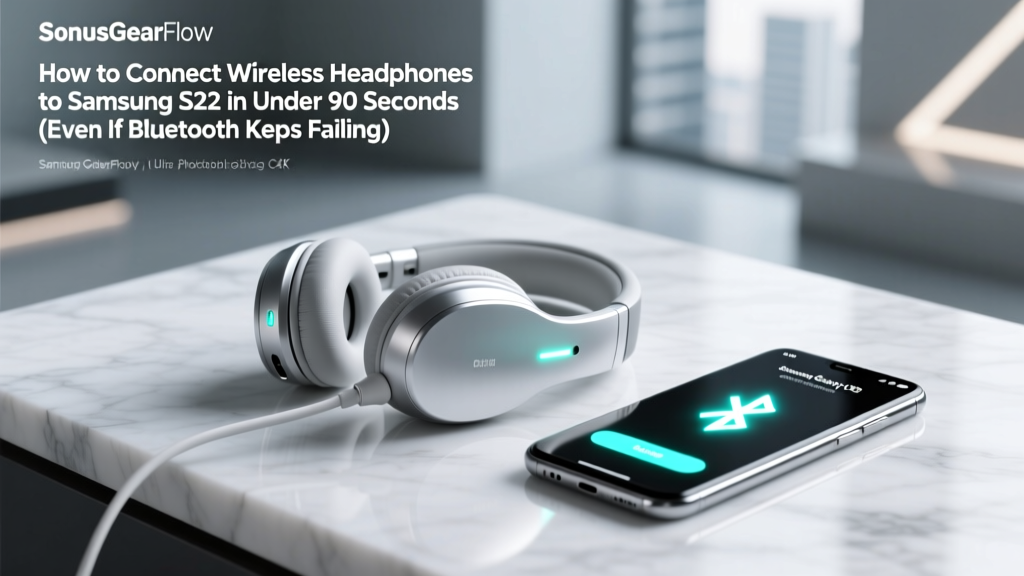 How to Connect Wireless Headphones to Samsung S22 in Under 90 Seconds (Even If Bluetooth Keeps Failing or Shows 'Pairing Failed') — Step-by-Step Fix for Every Major Brand Including Galaxy Buds, AirPods, and Sony WH-1000XM5