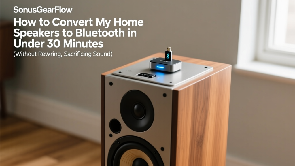 How to Convert My Home Speakers to Bluetooth in Under 30 Minutes (Without Rewiring, Sacrificing Sound Quality, or Buying New Speakers)