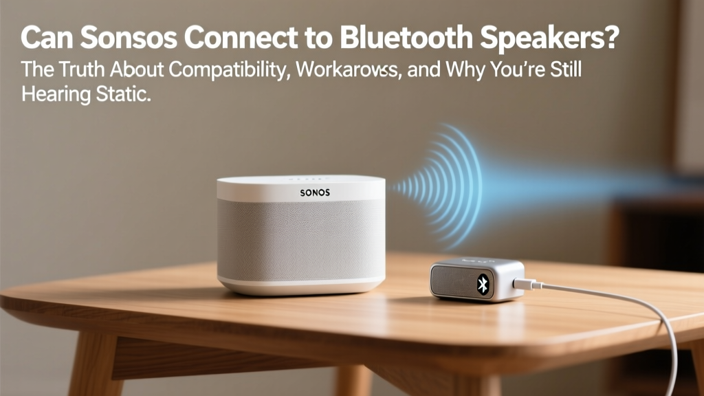 Can Sonos Connect to Bluetooth Speakers? The Truth About Compatibility, Workarounds, and Why You’re Probably Using It Wrong (Spoiler: It’s Not Native — But Here’s How to Make It Seamless)