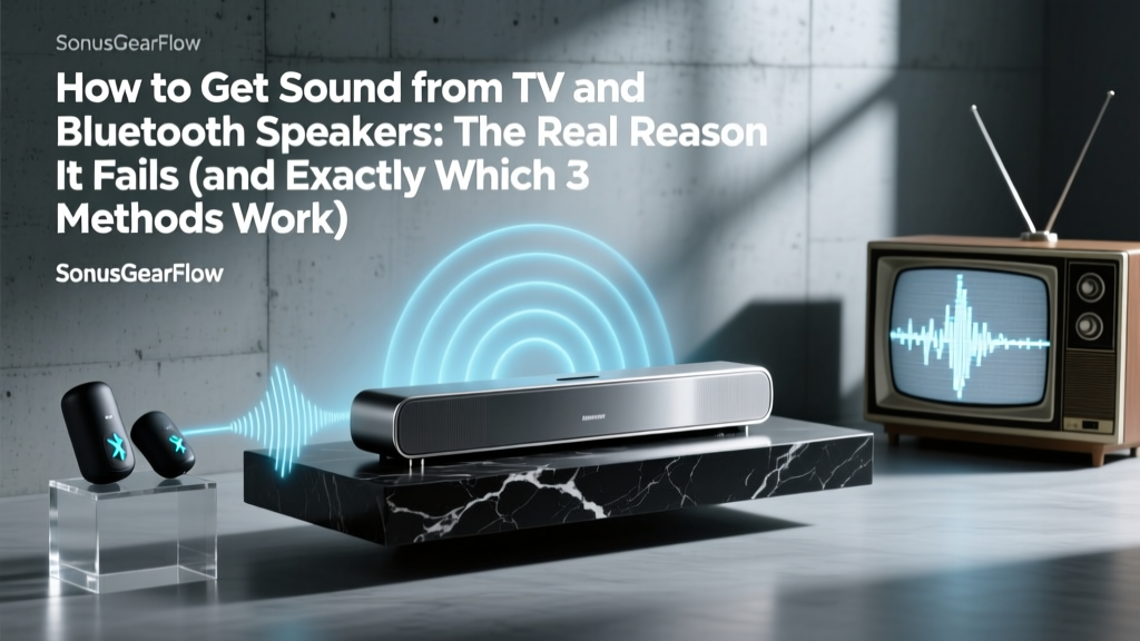 How to Get Sound from TV and Bluetooth Speakers: The Real Reason It Fails (and Exactly Which 3 Methods Actually Work in 2024 — No Dongles, No Glitches)