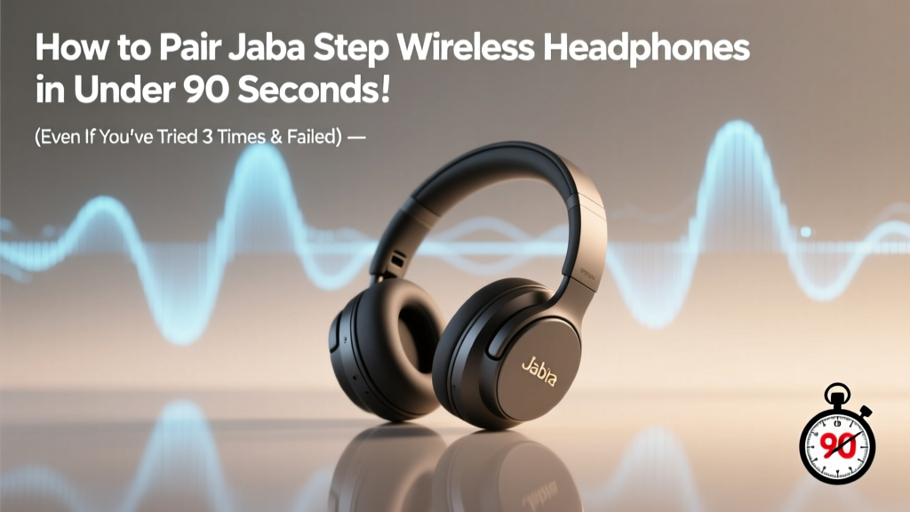 How to Pair Jabra Step Wireless Headphones in Under 90 Seconds (Even If You’ve Tried 3 Times & Failed — Here’s Why It Keeps Failing)