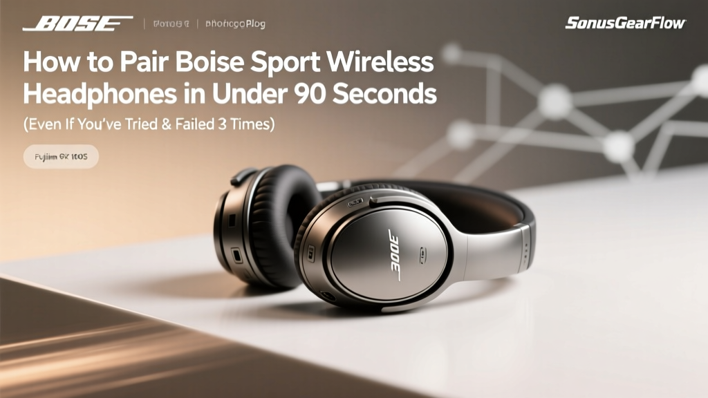 How to Pair Bose Sport Wireless Headphones in Under 90 Seconds (Even If You’ve Tried & Failed 3 Times — Here’s Why It Keeps Failing)