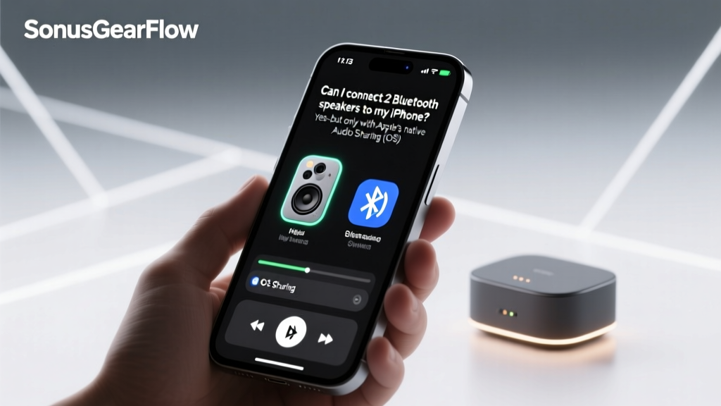 Can I connect 2 Bluetooth speakers to my iPhone? Yes—but only with Apple’s native Audio Sharing (iOS 13+) or third-party workarounds; here’s exactly which method delivers true stereo sync, zero lag, and no battery drain surprises.