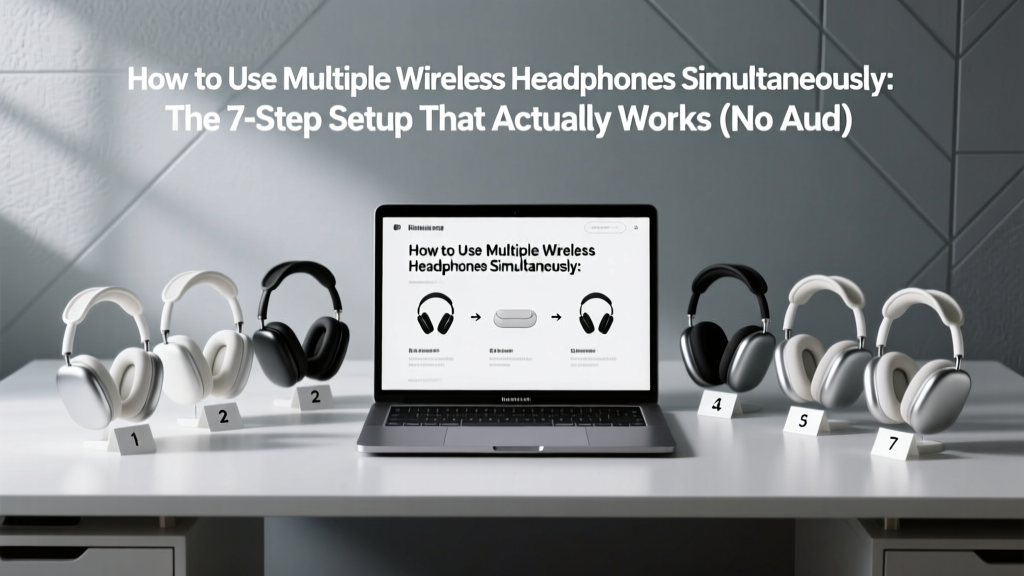 How to Use Multiple Wireless Headphones Simultaneously: The 7-Step Setup That Actually Works (No Audio Lag, No Dropouts, No Guesswork)