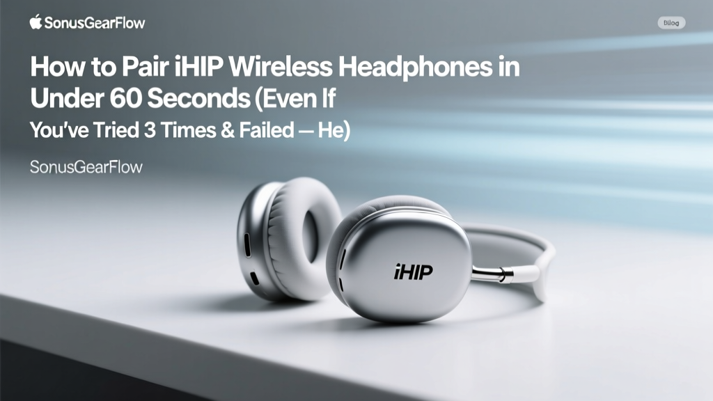 How to Pair iHIP Wireless Headphones in Under 60 Seconds (Even If You’ve Tried 3 Times & Failed — Here’s the Exact Button Combo That Resets Bluetooth Cache Every Time)