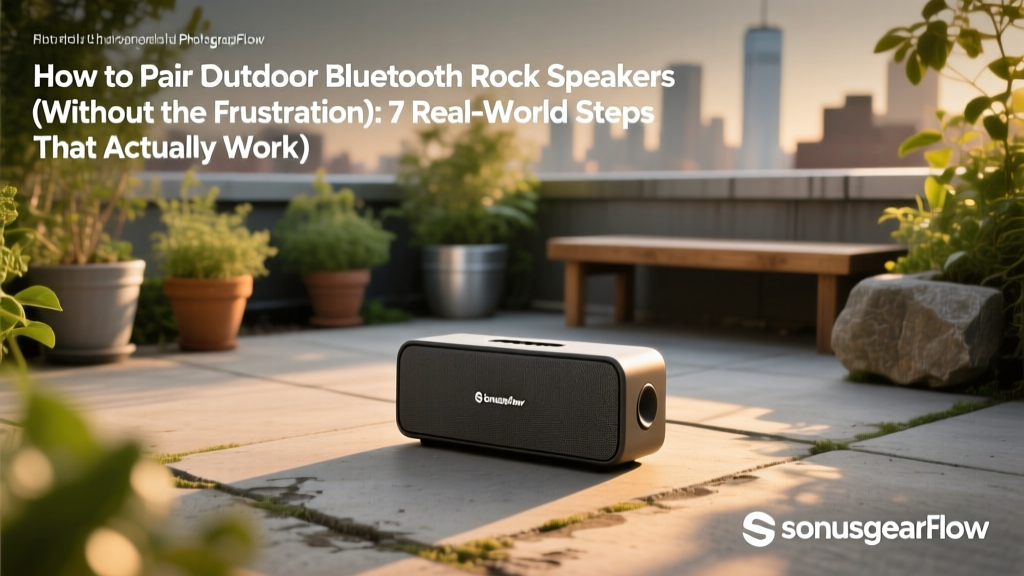How to Pair Outdoor Bluetooth Rock Speakers (Without the Frustration): 7 Real-World Steps That Actually Work — Even If Your Phone Keeps Dropping the Connection or You’re Using Multiple Brands