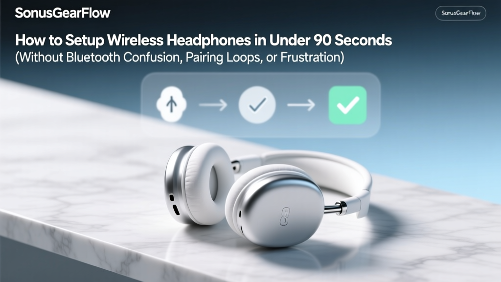 How to Setup Wireless Headphones in Under 90 Seconds (Without Bluetooth Confusion, Pairing Loops, or 'Device Not Found' Frustration — Real-World Tested for iPhone, Android, Windows & Mac)