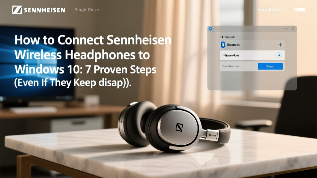 How to Connect Sennheiser Wireless Headphones to Windows 10: 7 Proven Steps (Even If They Keep Disappearing, Pairing Fails, or Show 'No Audio Output Device')