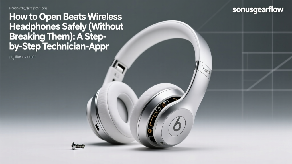 How to Open Beats Wireless Headphones Safely (Without Breaking Them): A Step-by-Step Technician-Approved Guide for DIY Repairs, Battery Replacement, and Speaker Access — No Soldering Required!