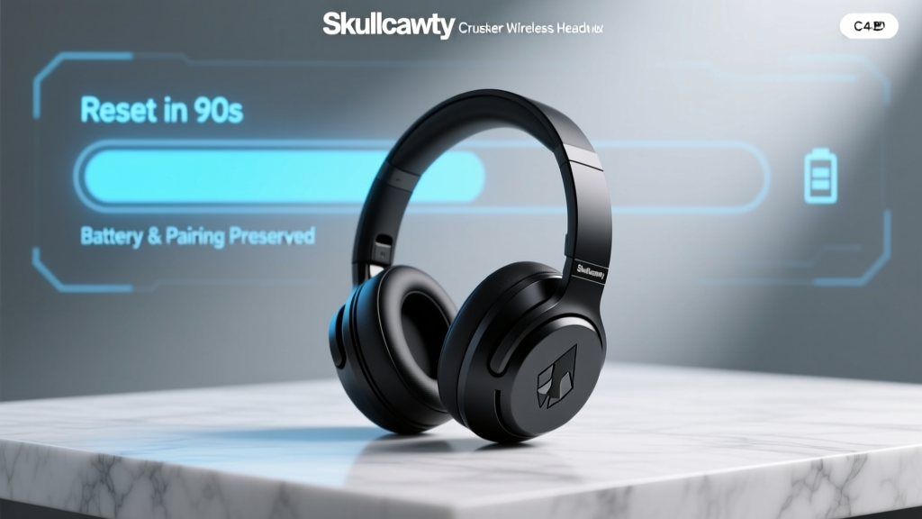 How to Reset Skullcandy Crusher Wireless Headphones in Under 90 Seconds (Without Losing Battery Life or Pairing History — Yes, It’s Possible)