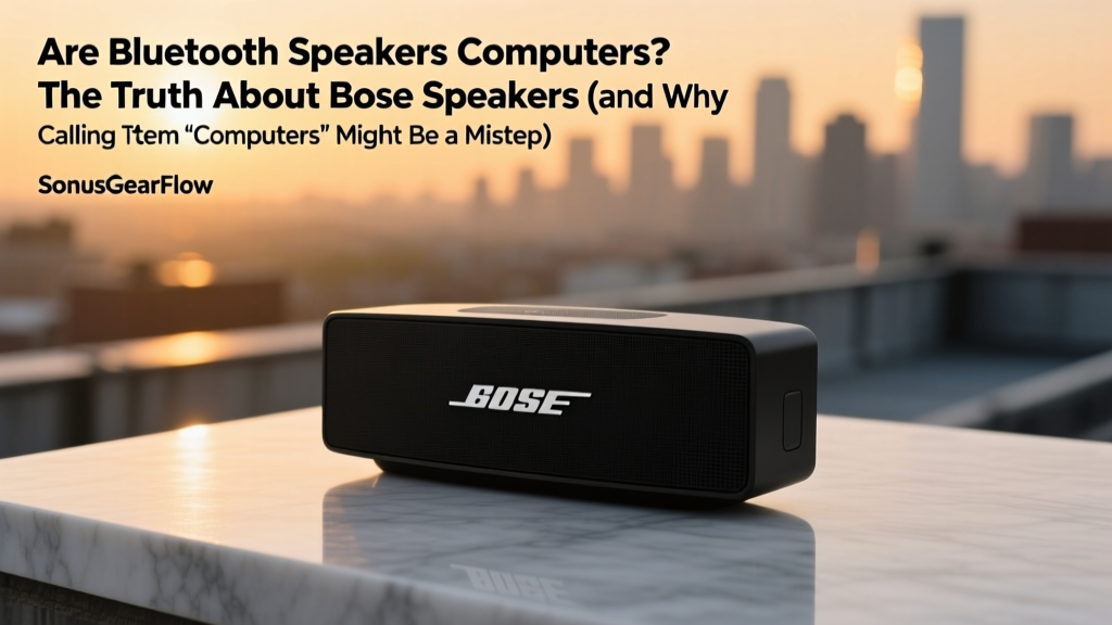 Are Bluetooth Speakers Computers? The Truth About Bose Speakers (and Why Calling Them 'Computers' Misses Their Real Purpose in Your Audio Ecosystem)