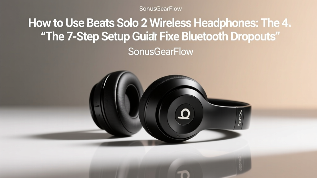 How to Use Beats Solo 2 Wireless Headphones: The 7-Step Setup Guide That Fixes Bluetooth Dropouts, Battery Anxiety, and Sound Quality Issues Most Users Never Notice (Even After Reading the Manual)