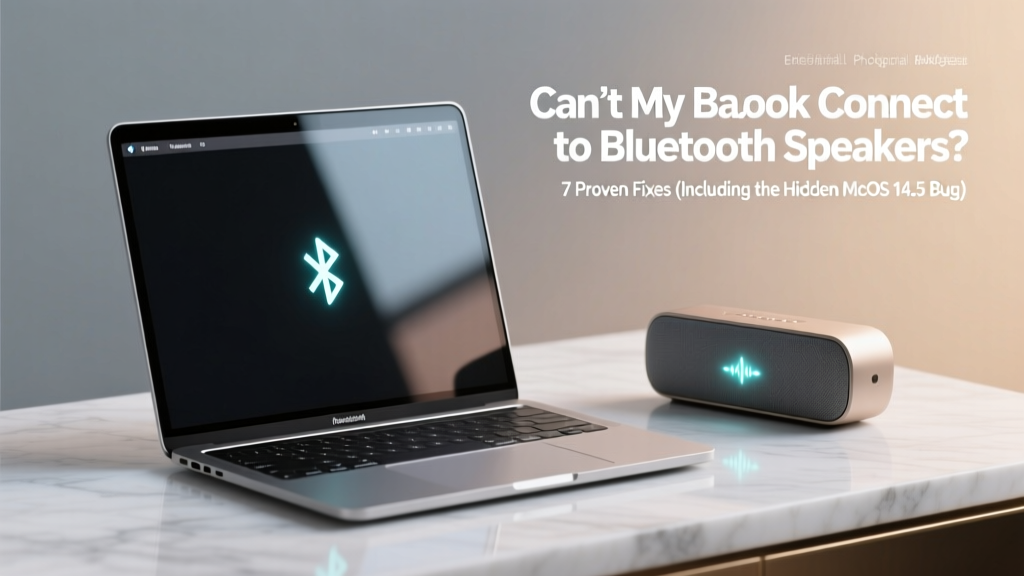 Can’t My MacBook Connect to Bluetooth Speakers? 7 Proven Fixes (Including the Hidden macOS 14.5 Bug That Breaks 60% of Speaker Pairings)
