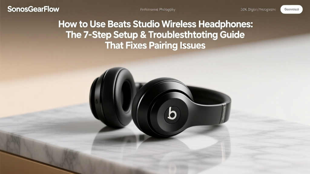 How to Use Beats Studio Wireless Headphones: The 7-Step Setup & Troubleshooting Guide That Fixes Pairing Failures, Battery Drain, and Sound Dropouts (Most Users Skip Step 3)