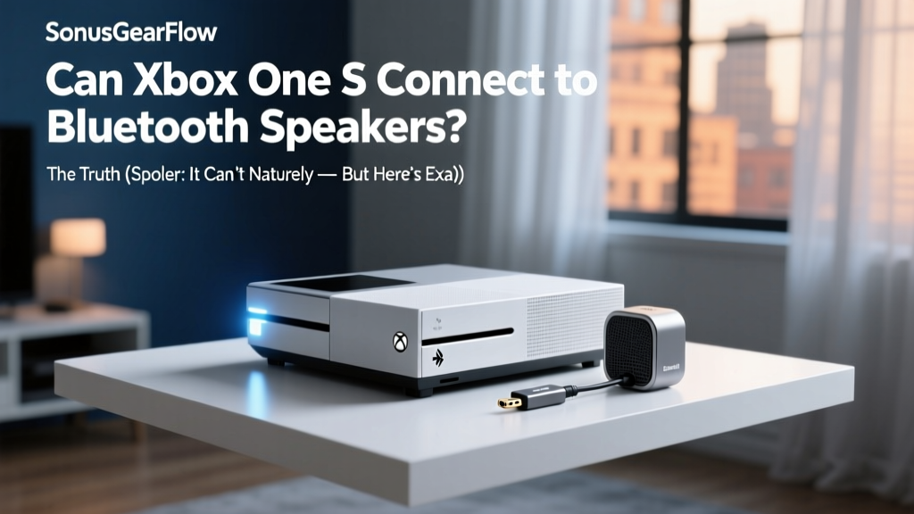 Can Xbox One S Connect to Bluetooth Speakers? The Truth (Spoiler: It Can’t Natively — But Here’s Exactly How to Make It Work in Under 5 Minutes Without Buying New Gear)