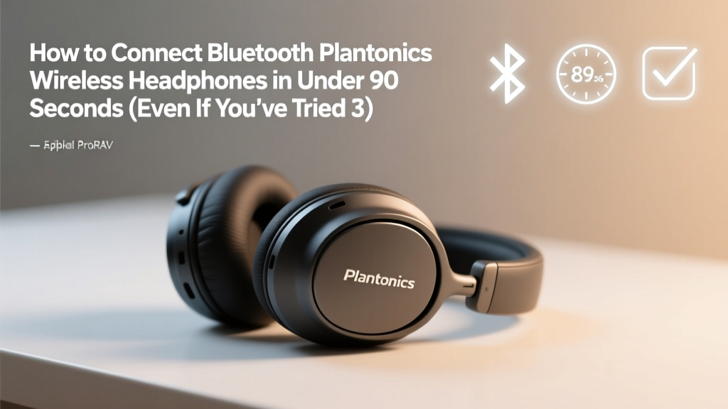 How to Connect Bluetooth Plantronics Wireless Headphones in Under 90 Seconds (Even If You’ve Tried 3 Times & Failed — Here’s the Exact Button Sequence Your Manual Skipped)