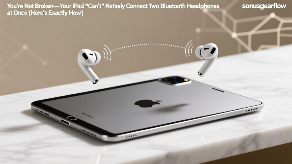 You’re Not Broken—Your iPad *Can’t* Natively Connect Two Bluetooth Headphones at Once (Here’s Exactly What Works in 2024 Without Jailbreak, Adapters, or $200 Dongles)