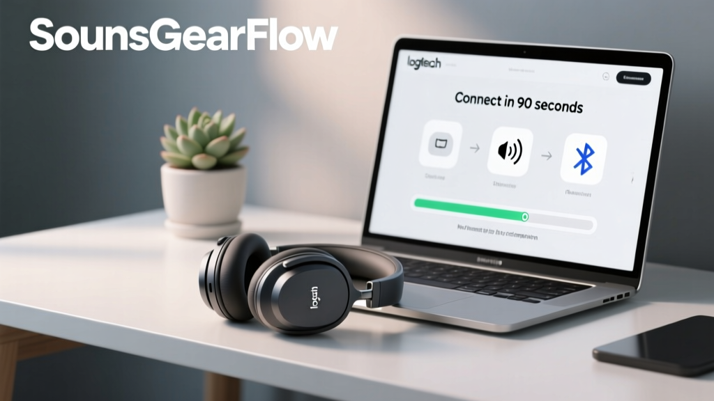 How to Connect Logitech Wireless Headphones to Computer in Under 90 Seconds (No Bluetooth Confusion, No Driver Drama — Just Working Audio Every Time)