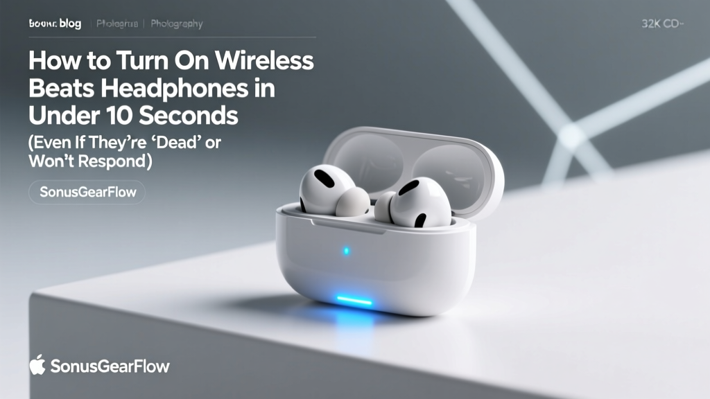 How to Turn On Wireless Beats Headphones in Under 10 Seconds (Even If They’re ‘Dead’ or Won’t Respond — No Charging Guesswork Required)