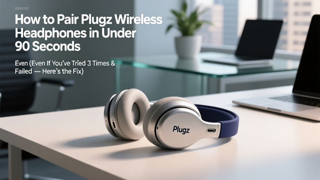 How to Pair Plugz Wireless Headphones in Under 90 Seconds (Even If You’ve Tried 3 Times & Failed — Here’s the Exact Button Combo That Works Every Time)