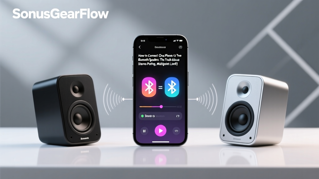 How to Connect One Phone to Two Bluetooth Speakers: The Truth About Stereo Pairing, Multipoint Limits, and Workarounds That Actually Work (No More Audio Dropouts or Sync Lag)