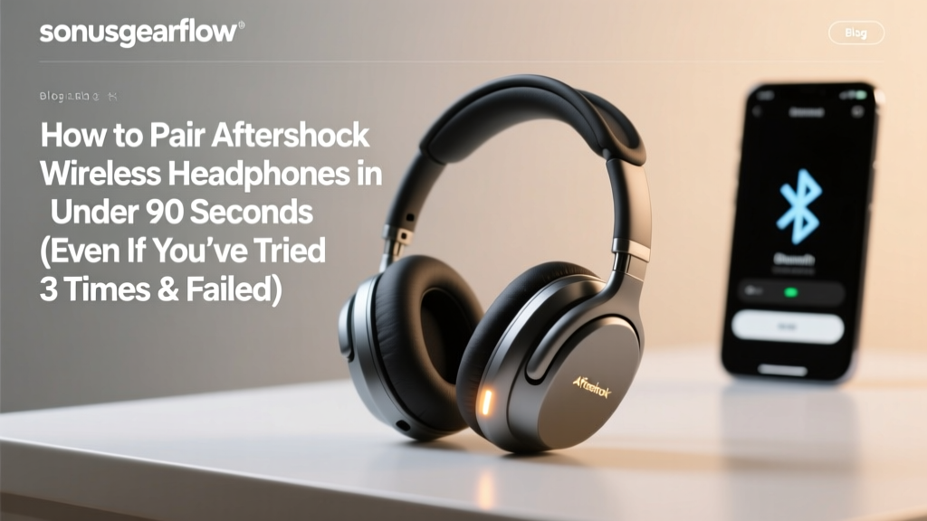 How to Pair Aftershock Wireless Headphones in Under 90 Seconds (Even If You’ve Tried 3 Times & Failed — Here’s the Exact Button Combo Your Model Needs)